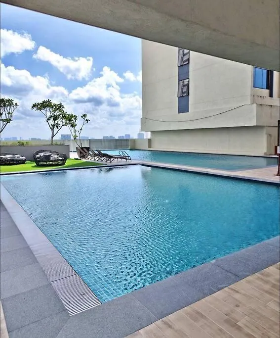 3Br-Mocha-Paradigm Residence By Guesthouse-6-8Pax 조호르 바루 아파트